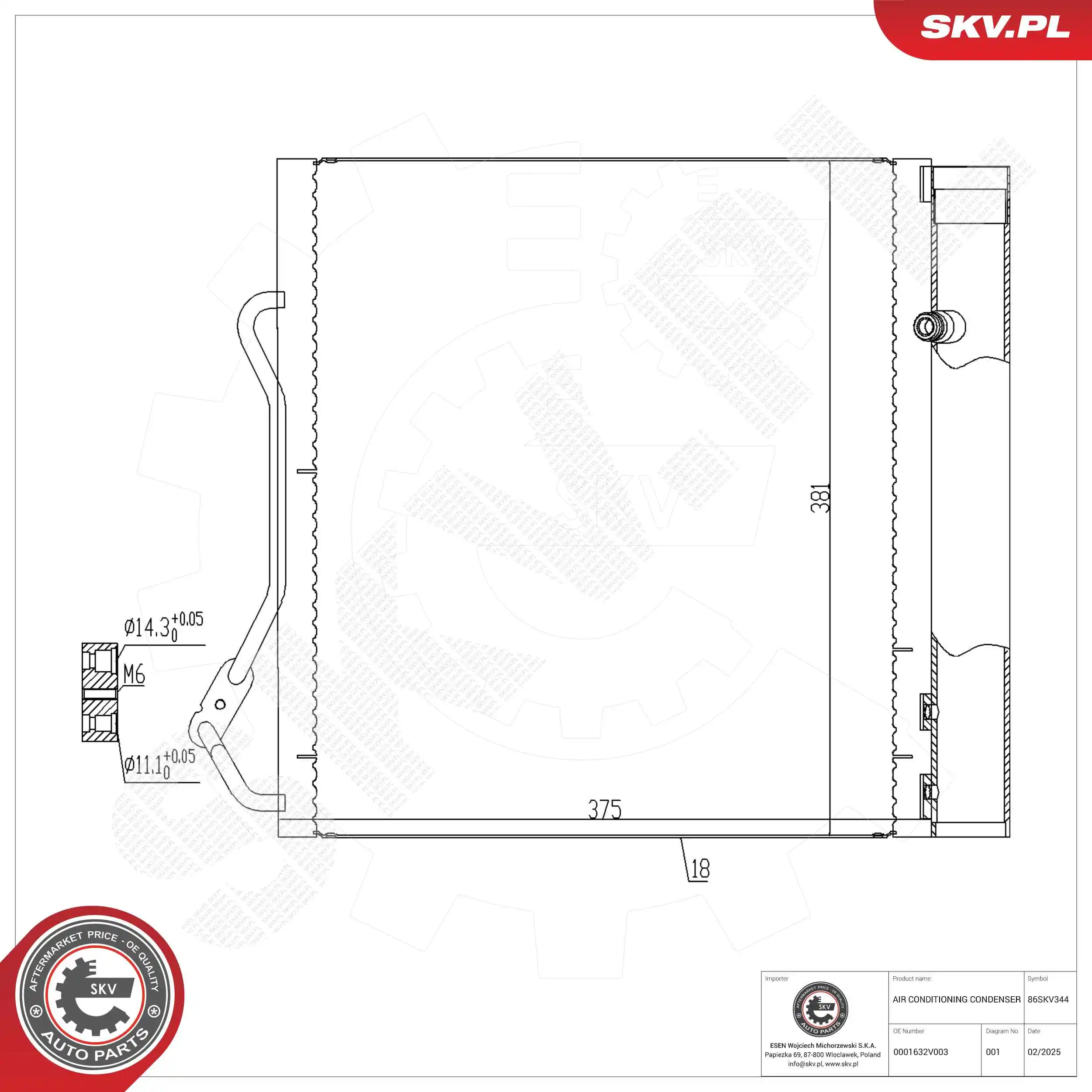 Condenser, air conditioning